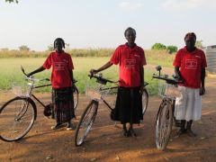 Project trainers Josphine, Agnes and Pauline