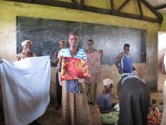 Excited about the fabric.