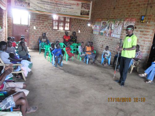 Frances from The Big Fix talking to the children about the needs of dogs and other animals.